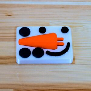 雪だるまの顔パーツ（小）